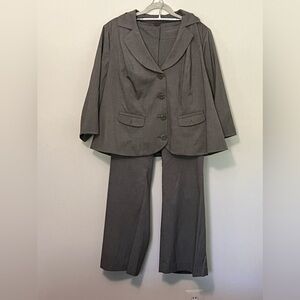 Lane Bryant Elbow-Length Suit Set | Taupe